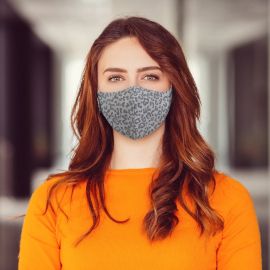 Martex Health Reusable Leopard Print 3-Ply Face Mask With Antimicrobial Technology (10 Pack)