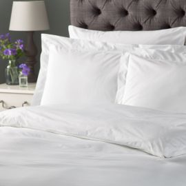 V200 100% Cotton Percale Plain Duvet Cover