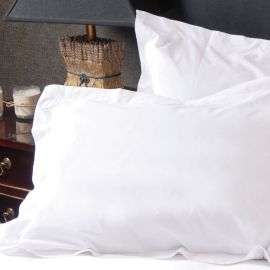 V200 100% Cotton Percale Plain Pillowcase 