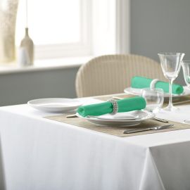 V Polyester Plain Coloured Napkin (Clearance)
