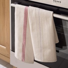 VE Oven Cloth Heavy Duty Striped Red Design