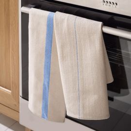 VE Oven Cloth Striped Blue Design