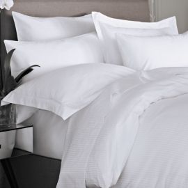 VV300 100% Cotton Percale 5mm Satin Stripe Pillowcase